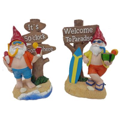 China Wholesale Tropical Party Resin Casual Supplier Alibaba New Craft Funny Christmas Gnomes Figurines for sale