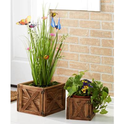 China New Arrivals Indoor Barn Manufacturer China Wooden Planter Box Wraps for sale