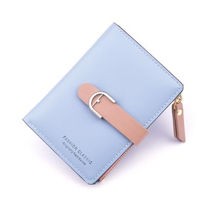 China 2021 Korean Ladies Wallets Fashion Waterproof Luxury Leather Women Purse Wallet for sale