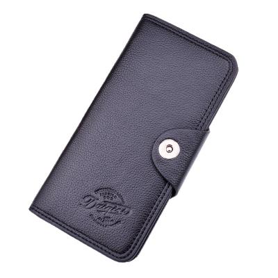 China Waterproof 2021 New Wallets Fashion Men PU Leather Purse Wallets Long For Men for sale