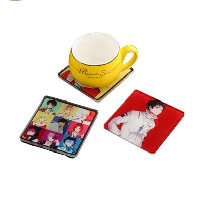 China Viable Custom Coaster High Quality Transparent Acrylic Coasters for sale