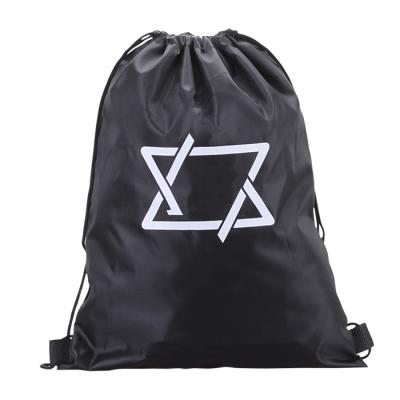 China Custom Sack Promotion Bag Polyester Drawstring Bags With Your Design Logo for sale