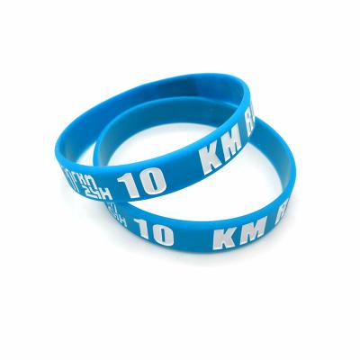 China FASHION cheap promotion wristbands debossed logo silicone wristband for sale