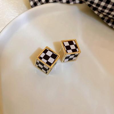 China Women TRENDY Girl Jewelry Player Earrings Stud Enamel Football Cute Stud Earrings Gift for sale