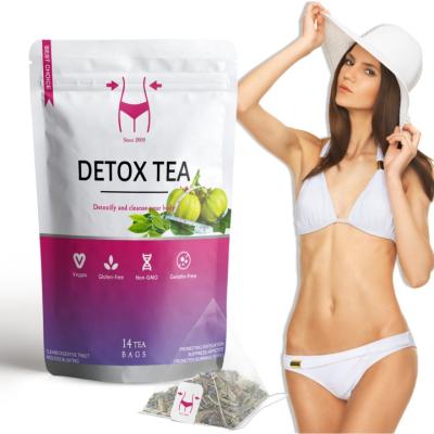 China Baetea Low Fat 14 Day Herbal Teatox Detox Tea Supplement with Green Tea and Ginger Root 14 Tea Bags for sale