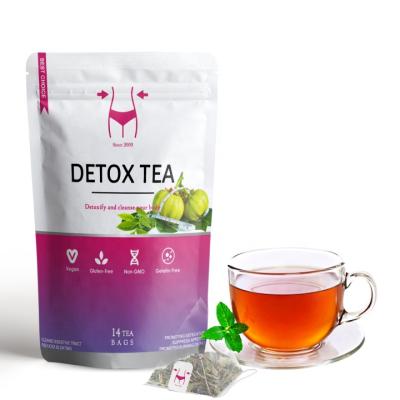 China Detox Decaffeinated Tea Private Label Special Design Fast 14 Days Detox Belly Flat Tea Slimming Detox Tea for sale