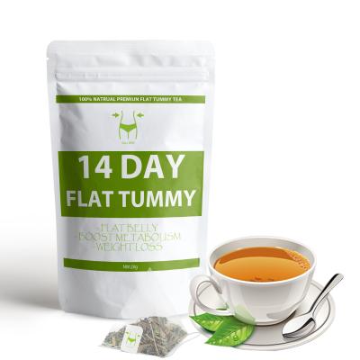 China Caffeinated Flat Tea Private Label Belly Flat Tea Belly Tea 28 Day Detox Diet for sale