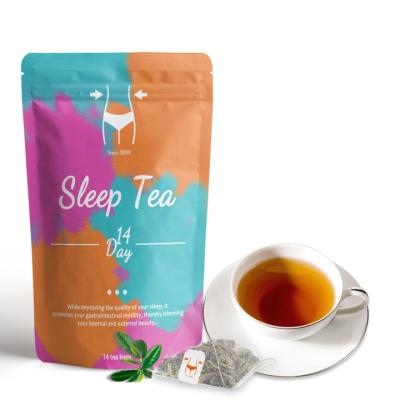 China Osmanthus Organic Decaffeinated Sleep Insomnia Detox Private Label Soporific Relaxer Tea For Fat Burning Beauty for sale