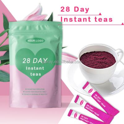 China Low fat 4 week belly flat tea cleanse instant herbal supplement laso tea for sale