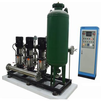 China Automotive Industry stainless steel variable frequency automatic water tank vertical multistage booster pump system Pump Booster System for sale