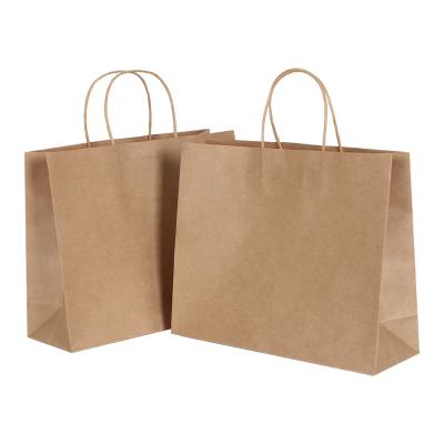 China Wholesale Biodegradable Ready To Take Out Brown Food Cafe Bottom Paper Boat Square Tote Packaging Bag for sale