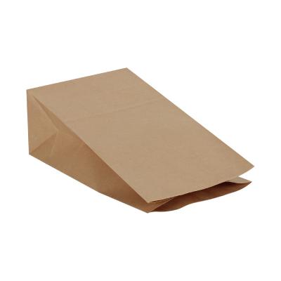 China Manufacturer Recyclable Square Bottom Factory Stand Up Food Grade Food Wrapping Paper Hot Delivery Bags For Caterer for sale