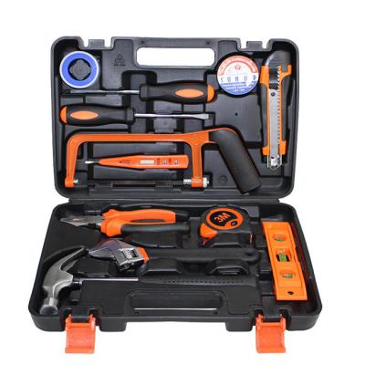 China Wholesale Multifunctional DIY Household Hardware Tool 003-1 Household Carbon Steel Hardware Built-in 13 Pieces Tool Kit Car Emergency New for sale