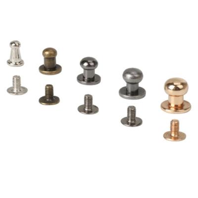 China 11mm Pacifier Nail Metal Steel Stud Rivets For Leather Bag / Belt for sale