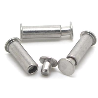 China Galvanized stainless steel carbon steel metric pan head rivets/semi-tubular rivet nail used for scrapbook/Amazon hot rivet for sale