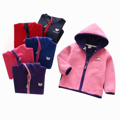 China Breathable Girls Boys Spring and Autumn Baby Hoodie Super Cute Thick Outerwear Clothes Spring Children's Fleece Coat for sale