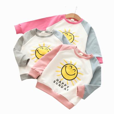 China Breathable children's clothing spring and autumn foreign style children's hoodie little girl long sleeve autumn pullover girl for sale