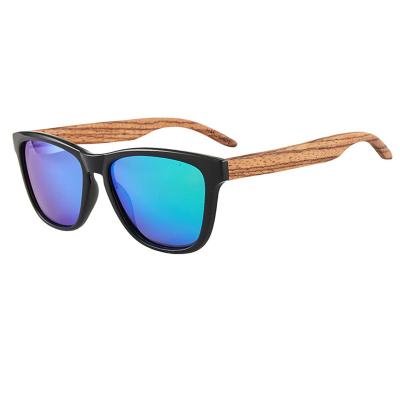 China Fashion sunglasses 2021 custom hot shades custom made fashion temples wooden sunglasses logo for sale