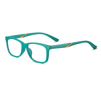 China 2021 Fashionable New Fashion Glass Children Mobile Phone Computer Safe Glasses Light Anti-blue Light Silicone Frame for sale