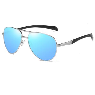 China High Quality Fashion Sunglasses Metal Frame Spring Hinge Men's Polarized Luxury Sunglasses for sale