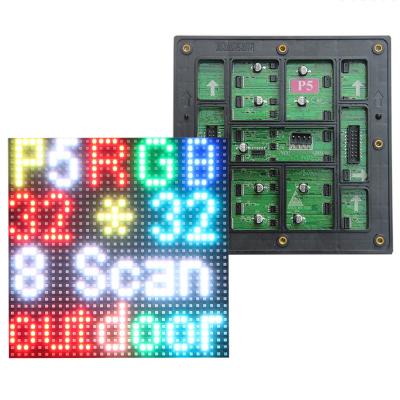 China P5 LED Screen Panel Module 160*160mm Outdoor Full Color Scan 32*32pixels 1/8 SMD2525 RGB P5 LED Display Panel Module for sale