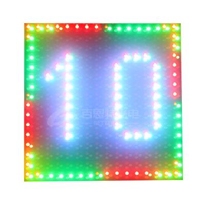 China OUTDOOR & INDOOR LED Screen Panel Module 160*160mm Full Color Scan 16*16pixels 1/4 DIP346 RGB P10 LED Display Panel Module for sale