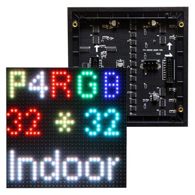 China P4 LED Screen Panel Module 128*128mm Indoor Full Color Scan 32*32pixels 1/16 SMD2121 RGB P4 LED Display Panel Module for sale