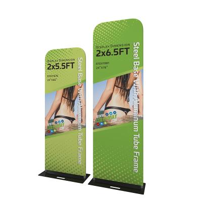 China Advertising New Design Portable Custom Banner Banner Stand With EZ Stand Tube Backdrop Banner Stand for sale