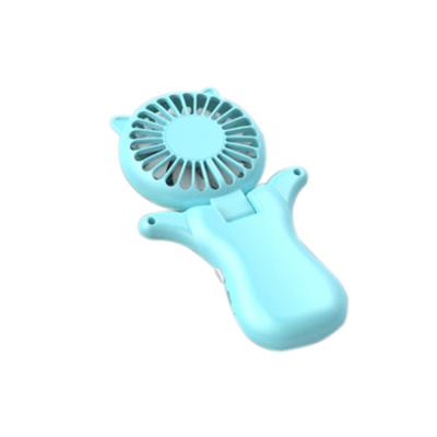 China Outdoor High Performance Lithium Battery 1200Mah USB Small Handheld Folding Fan for sale