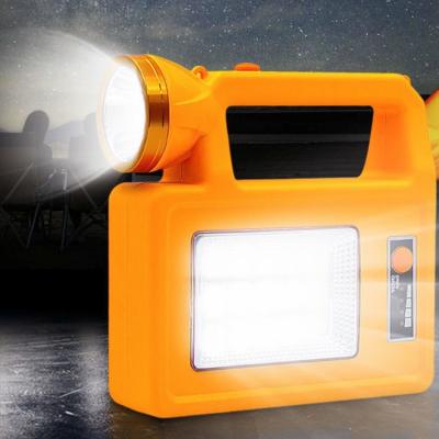 China Hot Sale Outdoor Portable Outdoor Led Emergency Solar Camping Lights 3.7v 5000mA ABS Material for sale