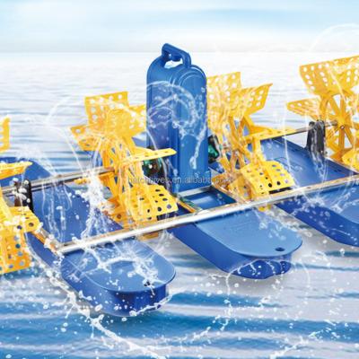 China Fish farmming powered paddle wheel aerator for fish farm for sale