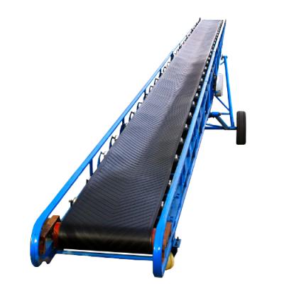 China Oil Resistant Portable Inclined Sand Movable Belt Conveyor With ISO Certificate for sale