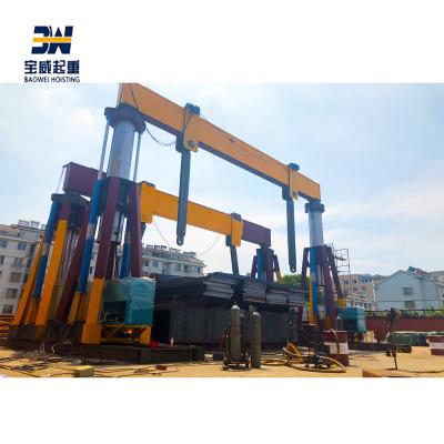 China Gantry Crane Hydraulic Gantry Crane 1400 Ton For Installing Heavy Duty Wind Turbine Case And Heavy Gas Turbine for sale