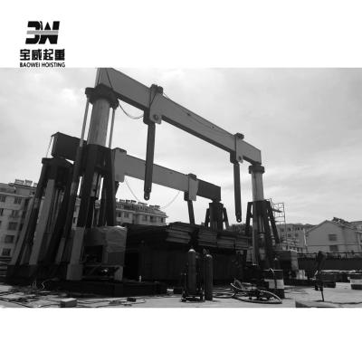 China Gantry Crane Retractable Hydraulic Gantry Crane For Sale 1300T for sale