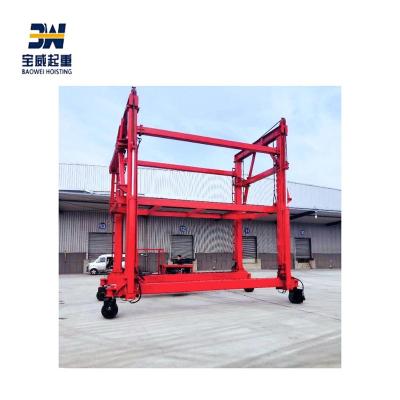 China Gantry Mobile Crane Container Crane Cost / Container Gantry Crane 40T for sale