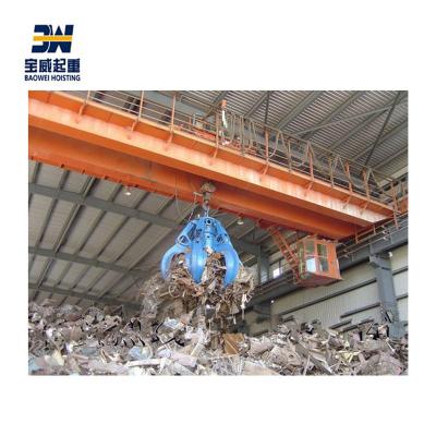 China Bridge Crane Refuse and Scrap Dump Cranes Used for Garbage Incineration Power Generation to Grab Waste for sale