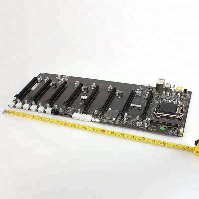 China Server Motherboard B250 With 12 PCIEX16 GPU 12 Slots 8 Card Case for sale