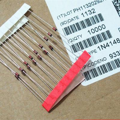 China - DO-35 1N4148 Rectifier Diode Products 75V 150MA Switching Diode for sale