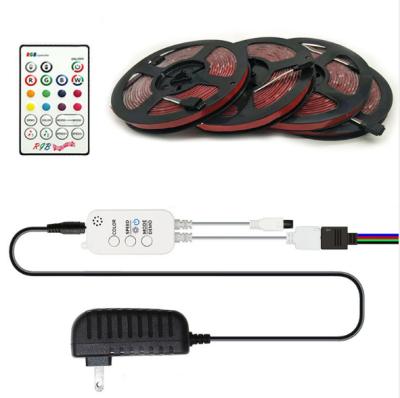 China Other 5050 RGB Led Strip Set Lamp With 12v 5m 150 WiFi Controller 3A Power Color Packing for sale