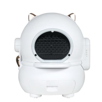 China Amazon Viable Cat Litter Toilet Smart Self Automatic Portable Included Deluxe Cleaner Cat Litter Box for wifi supported electric cleaner for sale