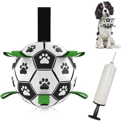 China Stored Outdoor Multifunctional Interactive Rope Dog Football Dog Ball Toys for sale