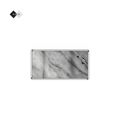 China Modern Huashow Natural Marble Marmo Big Slabs Grey Fantastic Floor Wall Design Paneling Interior decking tiles for sale