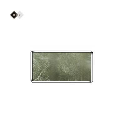 China Traditional Huashow OEM Marmo Marble Ming Green Slabs Raw Material Living Room Background decking tiles Flooring for sale