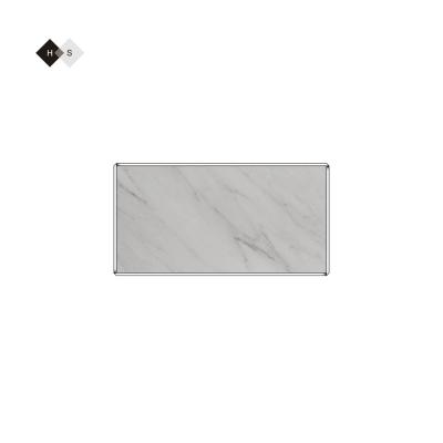 China Modern Huashow Marmo Eastern White Marble Big Slabs Wall Covering Background marble flooring decking tiles for sale