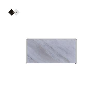 China Modern Huashow Engineering Slabs Glorious White Marble Living Room Background Covering tile trim wall cladding for sale