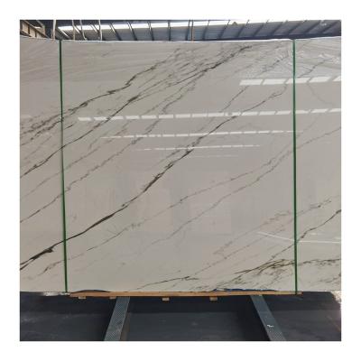 China Modern China Manufacturer Natural Stone Marble Stair Treads Polished Marble Look Slabs Sintered Ice Jade Marble Stone for sale