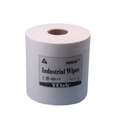 China Eco - Friendly Wood Pulp Refined Petroleum White Absorbent Sustainable Absorbent Wiping Paper for sale