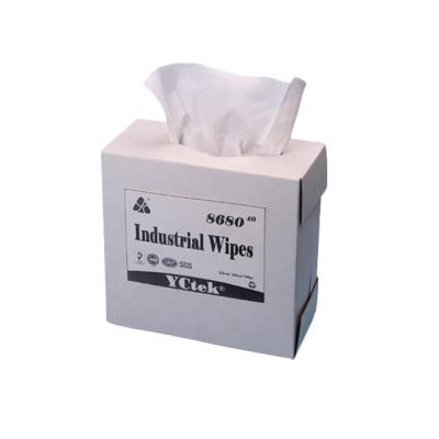 China Anti-Pull Absorbency Super Polypropylene Industrial Wiping Cloths for sale