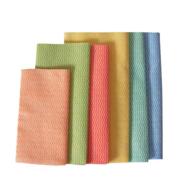 China Anti-Pull Spunlace Fabric Household Cleaning Cloth Eco-friendly Nonwoven Cloths for sale