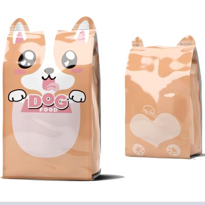 China 5kg 10kg Aluminum Foil Cat Pet Food Plastic Pouch Packaging Pet Resealable Moisture Proof Plastic Pouch Pet Food Packaging for sale